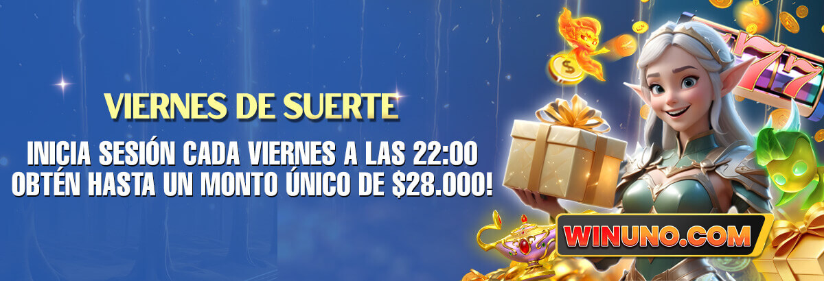Viernes de suerte: inicia sesión cada viernes a las 22:00 y obtén hasta $28,000